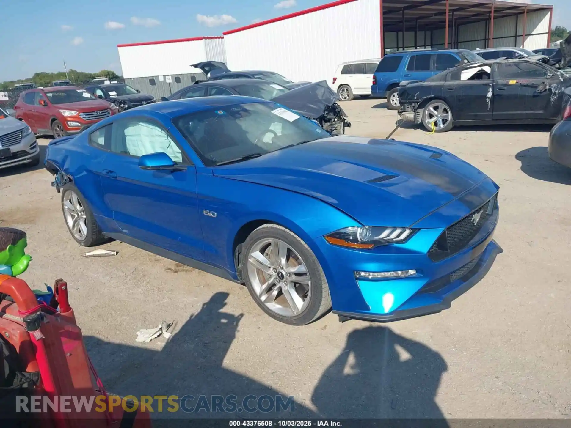 1 Photograph of a damaged car 1FA6P8CF1M5139430 FORD MUSTANG 2021