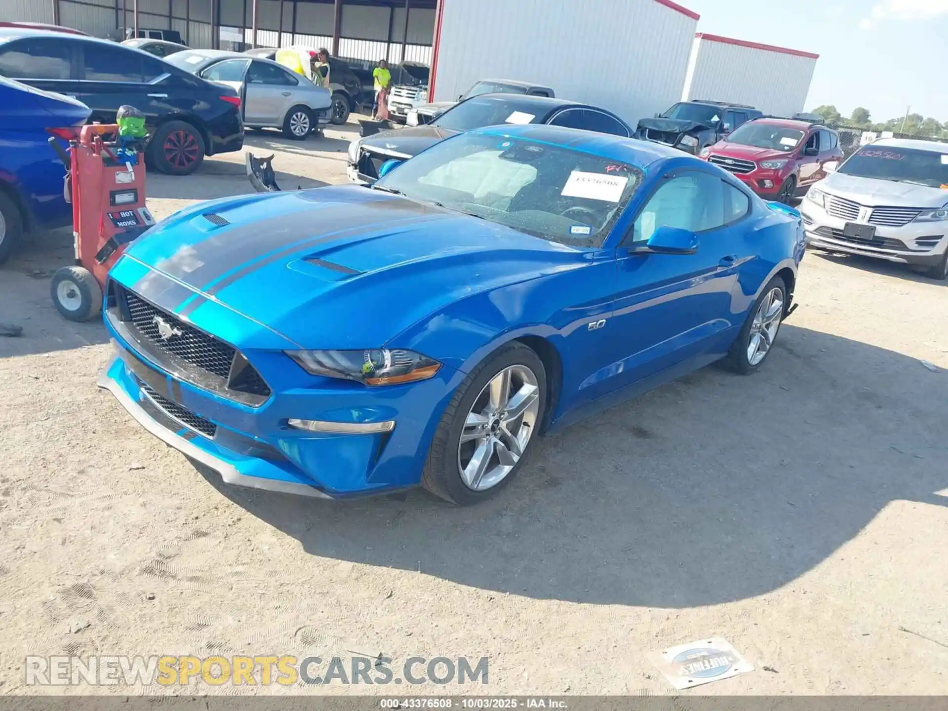 2 Photograph of a damaged car 1FA6P8CF1M5139430 FORD MUSTANG 2021