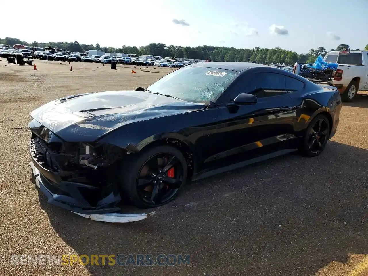 1 Photograph of a damaged car 1FA6P8CF1M5153845 FORD MUSTANG 2021