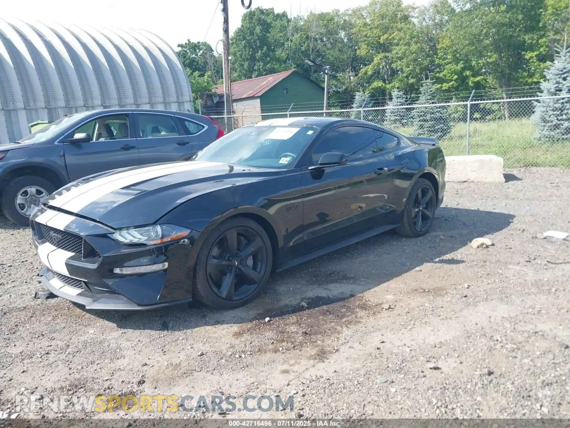 2 Photograph of a damaged car 1FA6P8CF1M5154235 FORD MUSTANG 2021