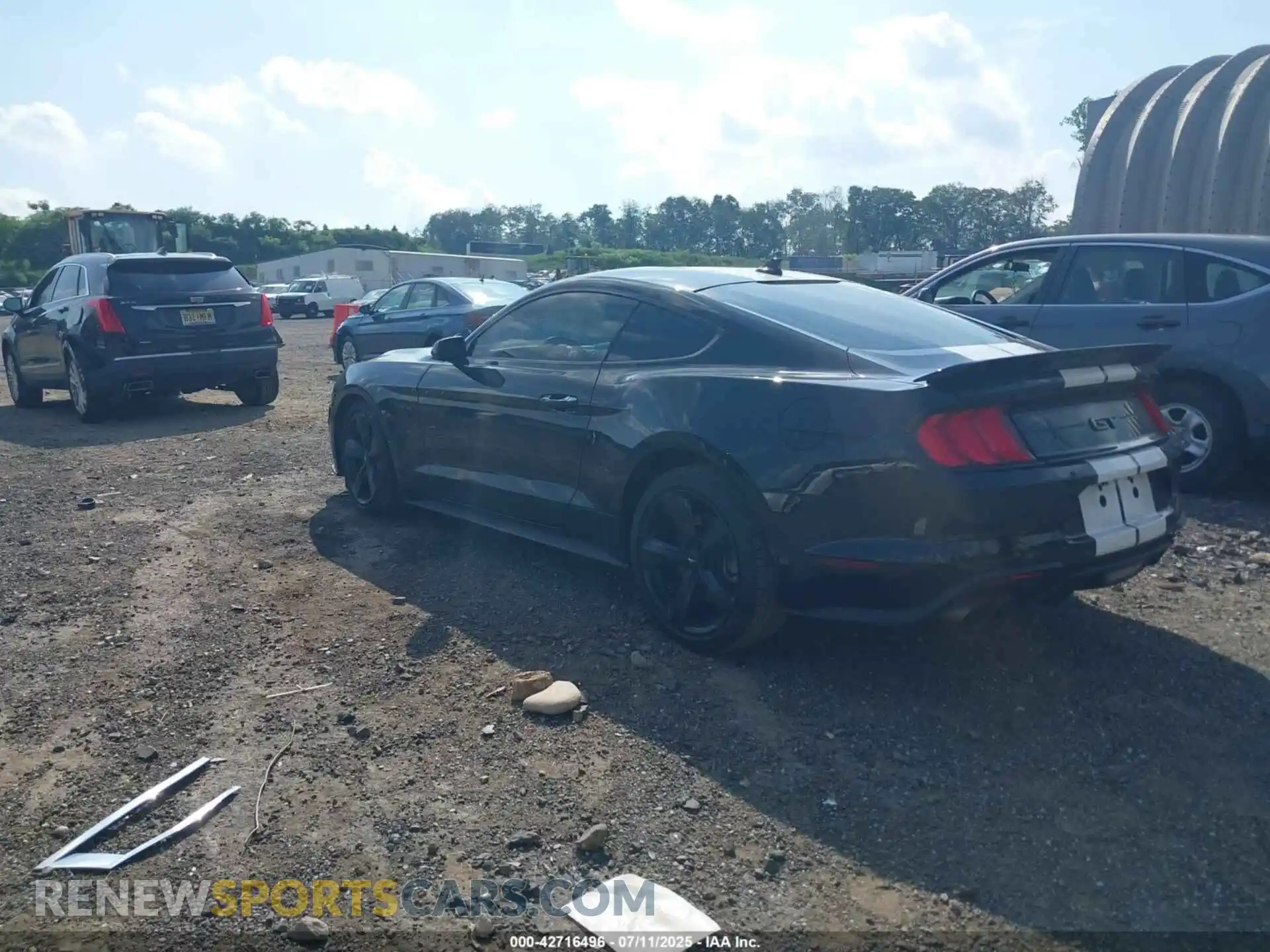 3 Photograph of a damaged car 1FA6P8CF1M5154235 FORD MUSTANG 2021