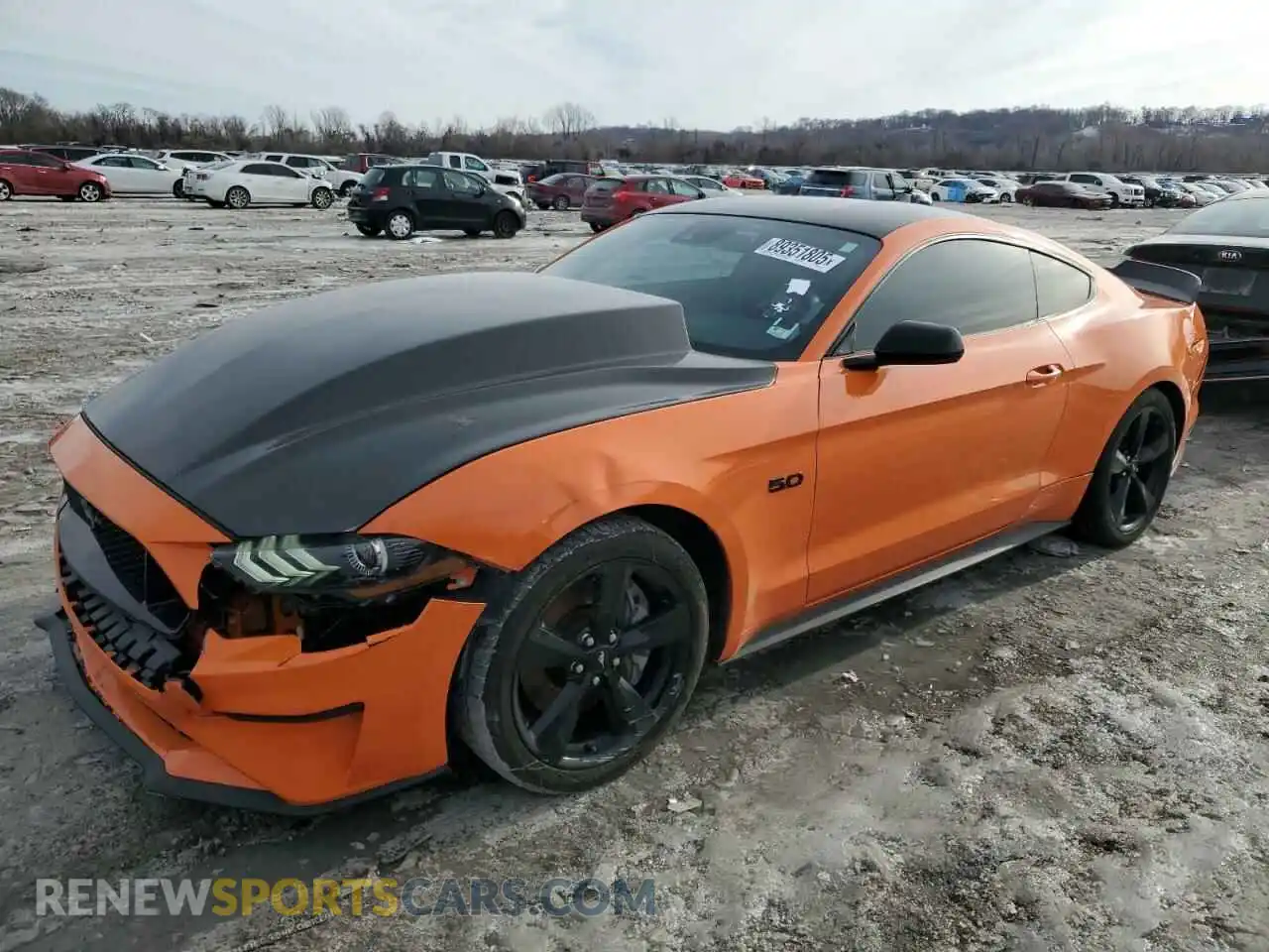 1 Photograph of a damaged car 1FA6P8CF2M5105030 FORD MUSTANG 2021