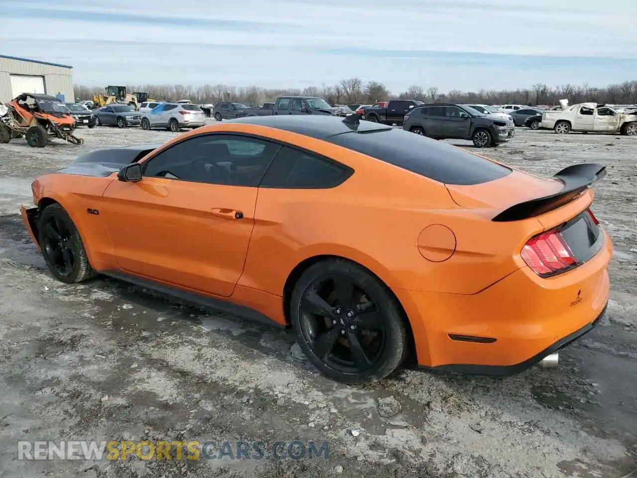 2 Photograph of a damaged car 1FA6P8CF2M5105030 FORD MUSTANG 2021