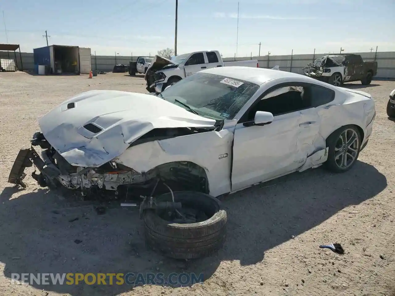 1 Photograph of a damaged car 1FA6P8CF2M5117291 FORD MUSTANG 2021