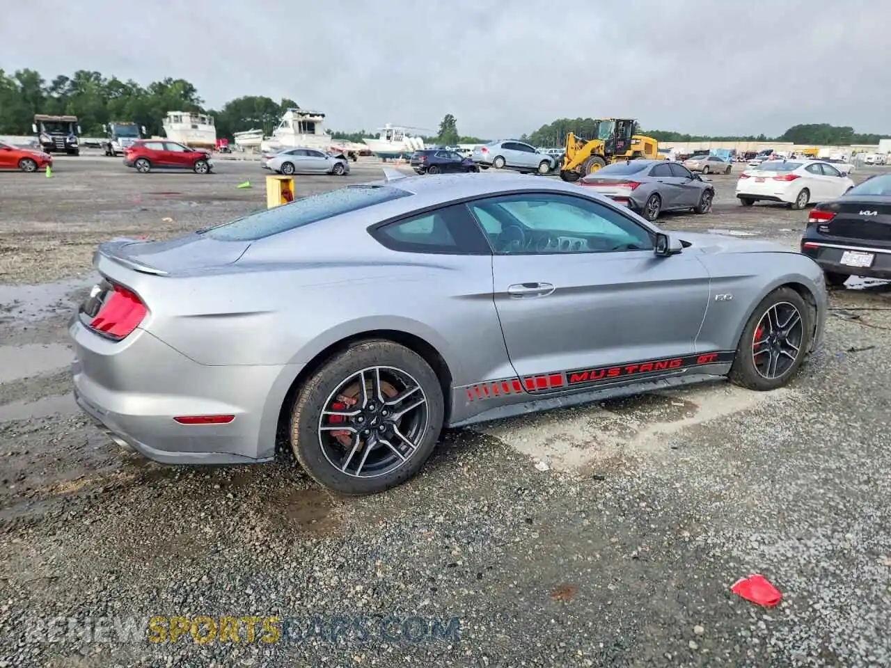 3 fotografías del automóvil dañado 1FA6P8CF2M5123639 FORD MUSTANG 2021
