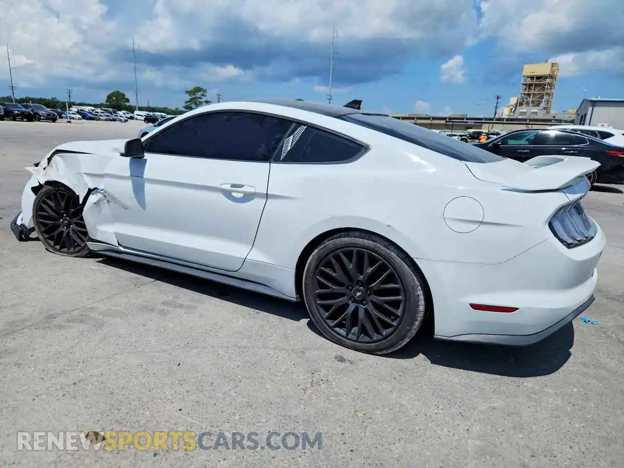 2 fotografías del automóvil dañado 1FA6P8CF2M5128999 FORD MUSTANG 2021