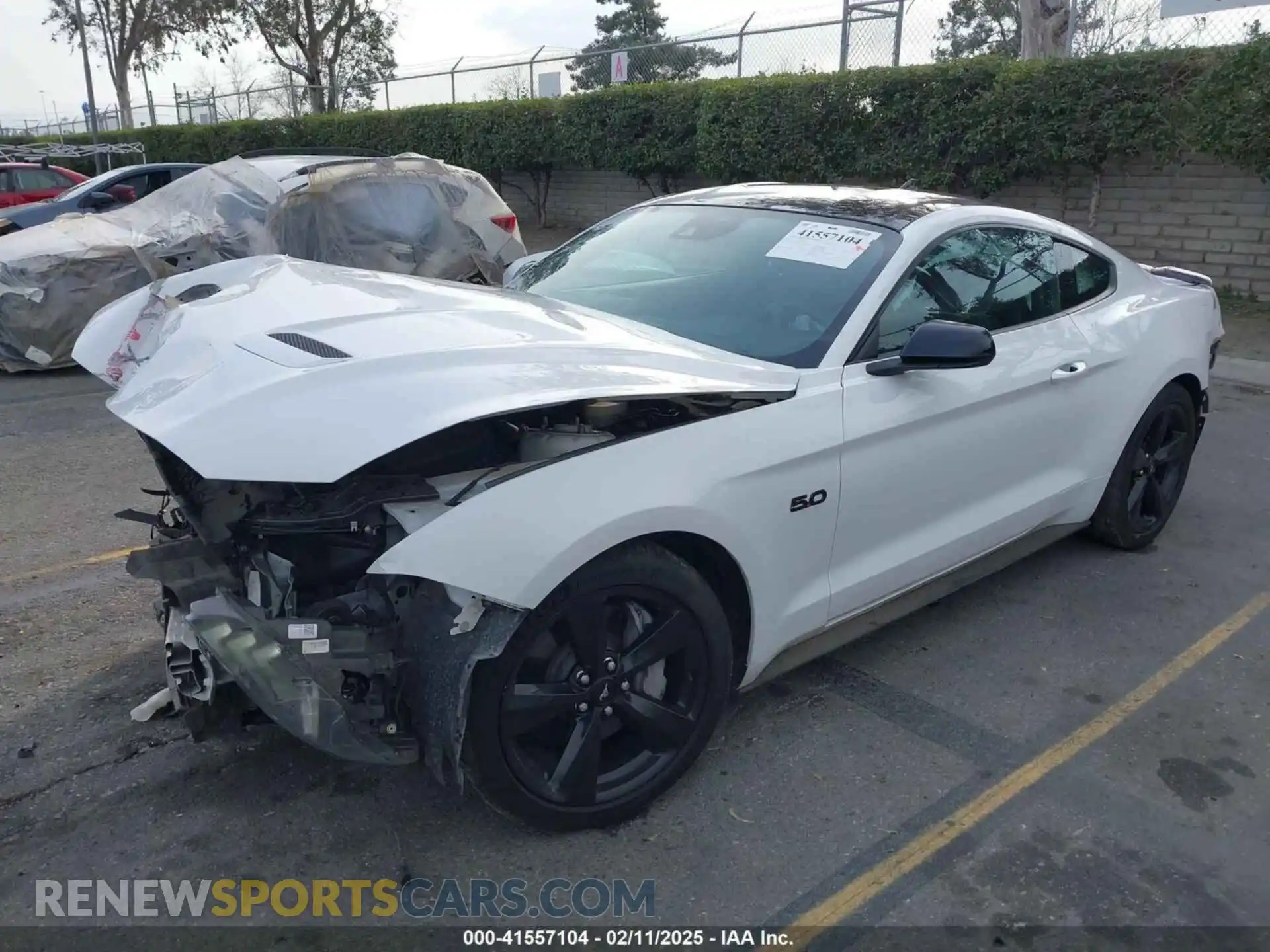 2 Photograph of a damaged car 1FA6P8CF2M5140392 FORD MUSTANG 2021