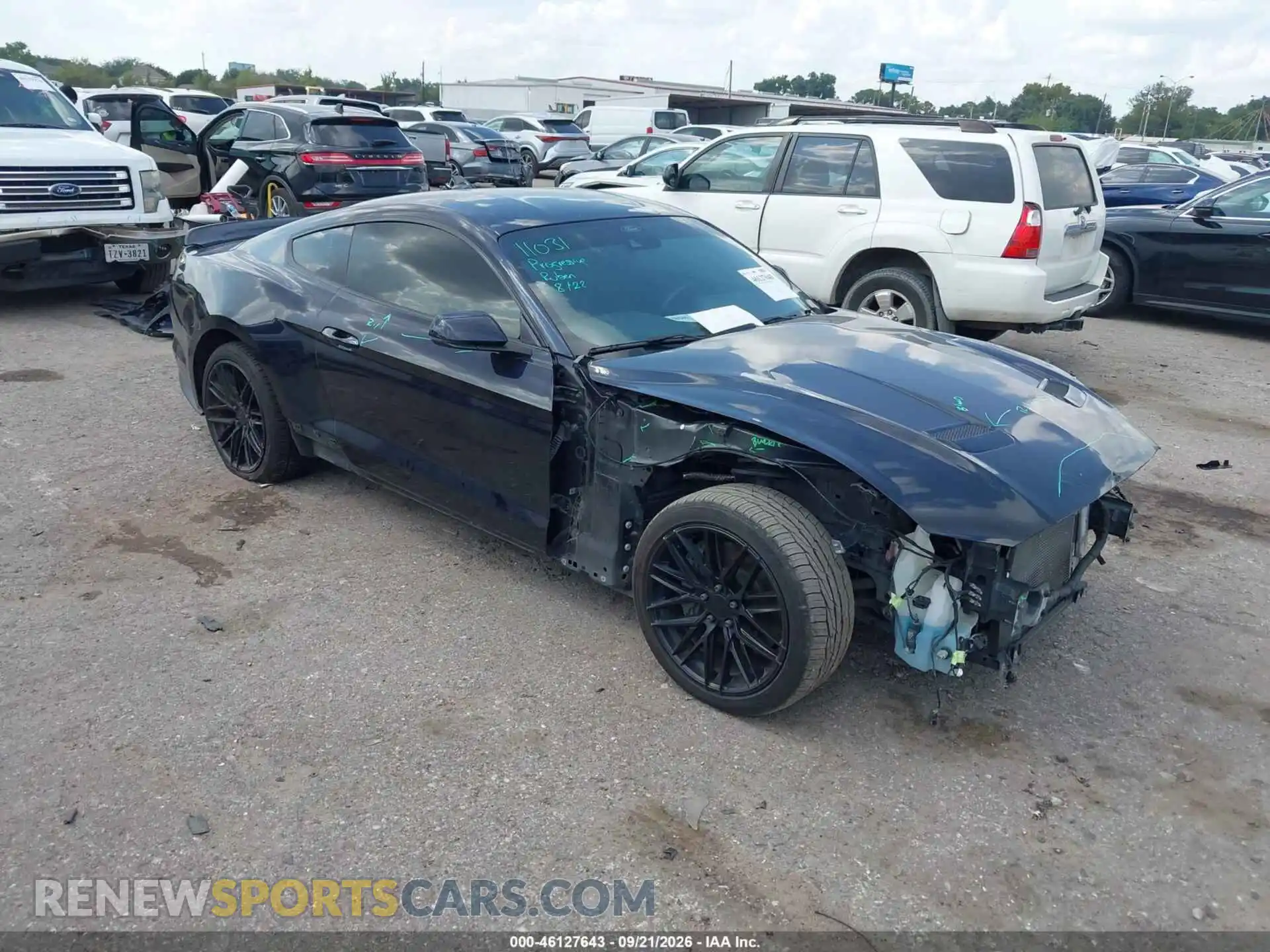 1 Фотография поврежденного автомобиля 1FA6P8CF2M5148380 FORD MUSTANG 2021