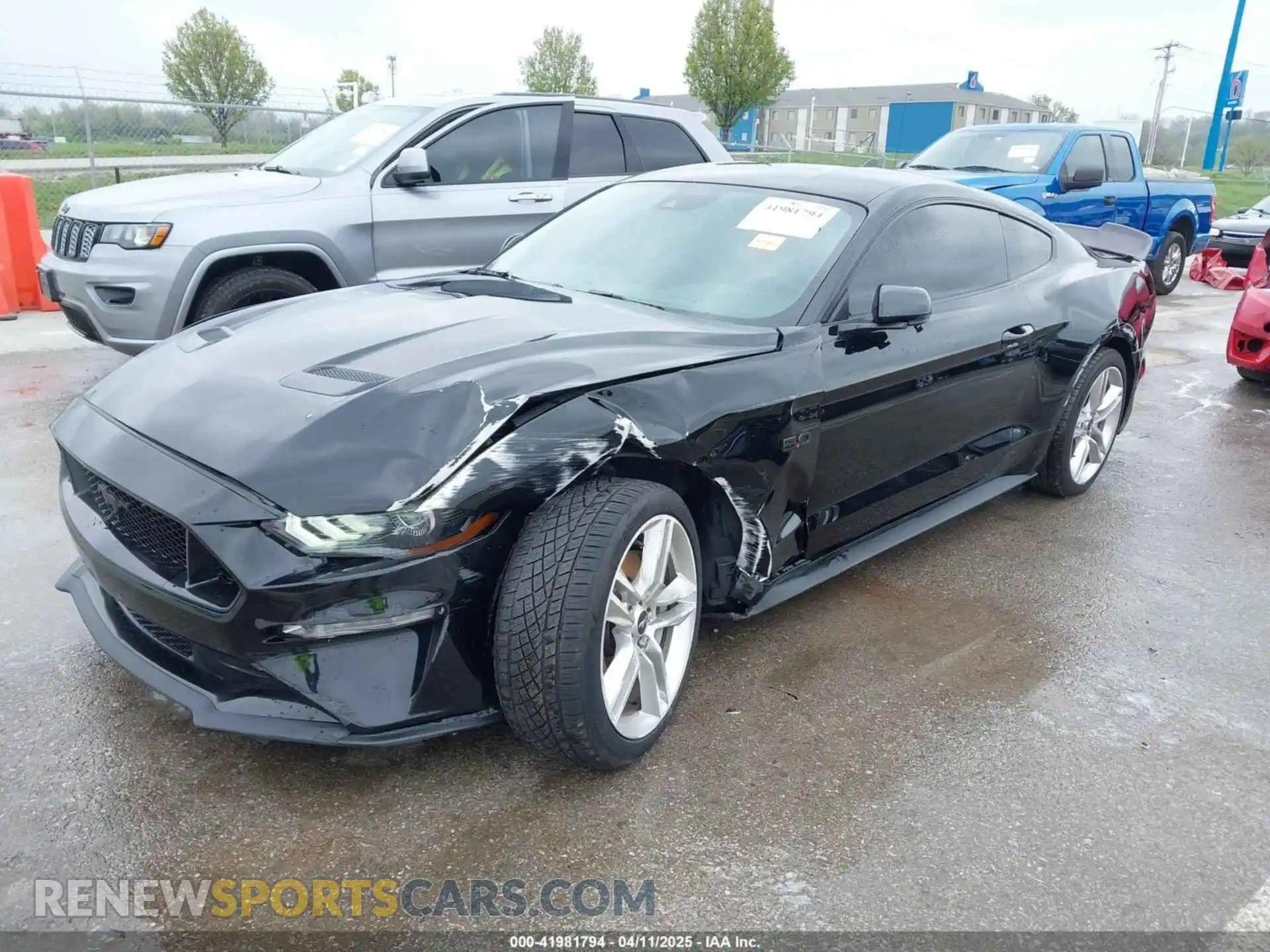 2 Photograph of a damaged car 1FA6P8CF2M5149643 FORD MUSTANG 2021