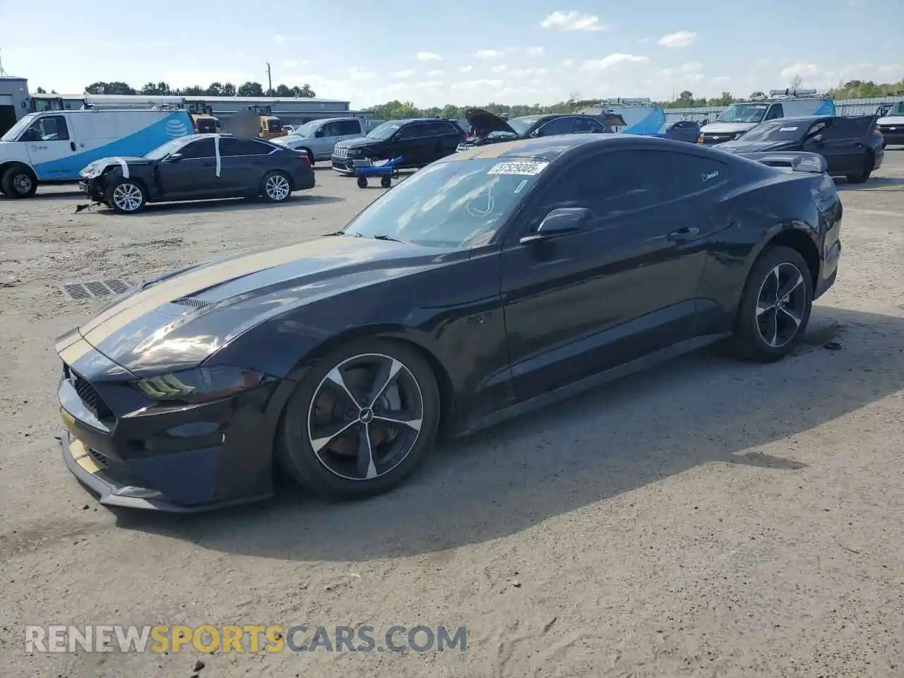 1 Photograph of a damaged car 1FA6P8CF2M5154700 FORD MUSTANG 2021