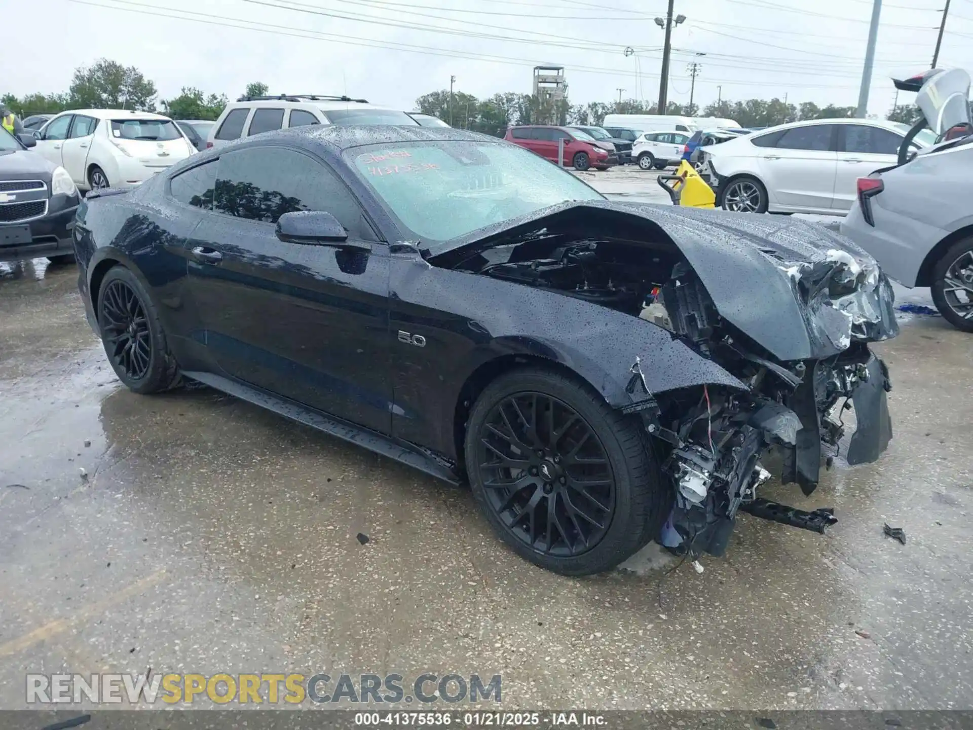 1 Photograph of a damaged car 1FA6P8CF2M5158410 FORD MUSTANG 2021