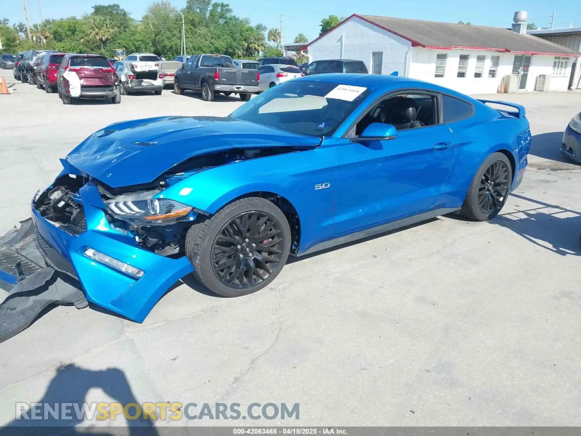 2 Photograph of a damaged car 1FA6P8CF3M5107238 FORD MUSTANG 2021