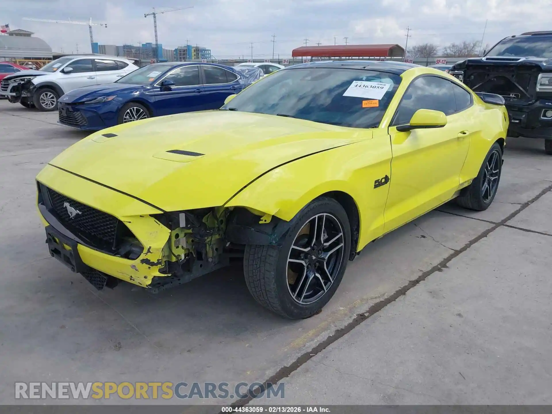 2 Photograph of a damaged car 1FA6P8CF3M5116618 FORD MUSTANG 2021