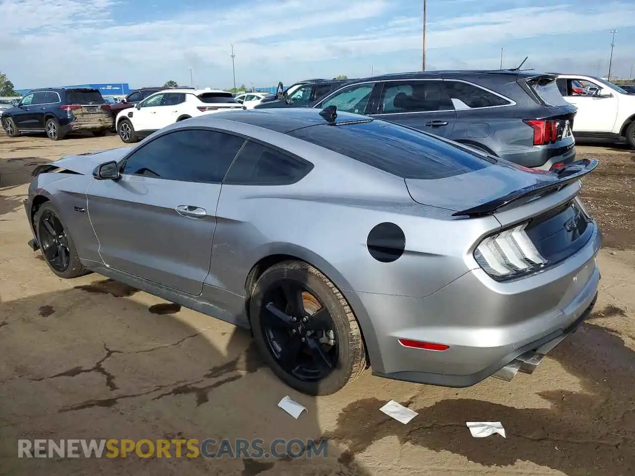 2 Photograph of a damaged car 1FA6P8CF3M5117736 FORD MUSTANG 2021