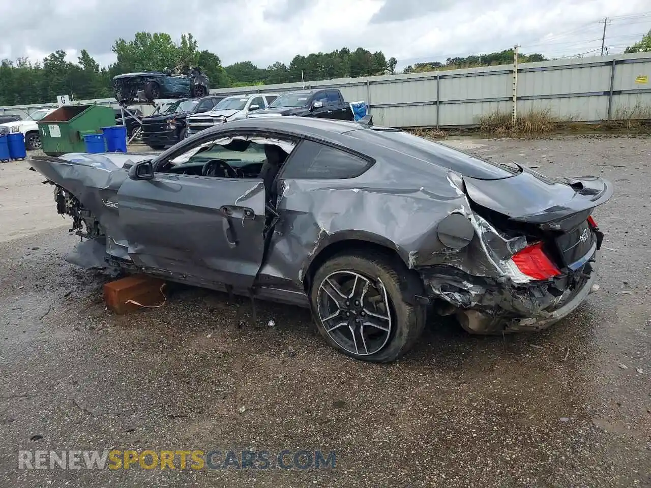 2 Photograph of a damaged car 1FA6P8CF3M5118563 FORD MUSTANG 2021