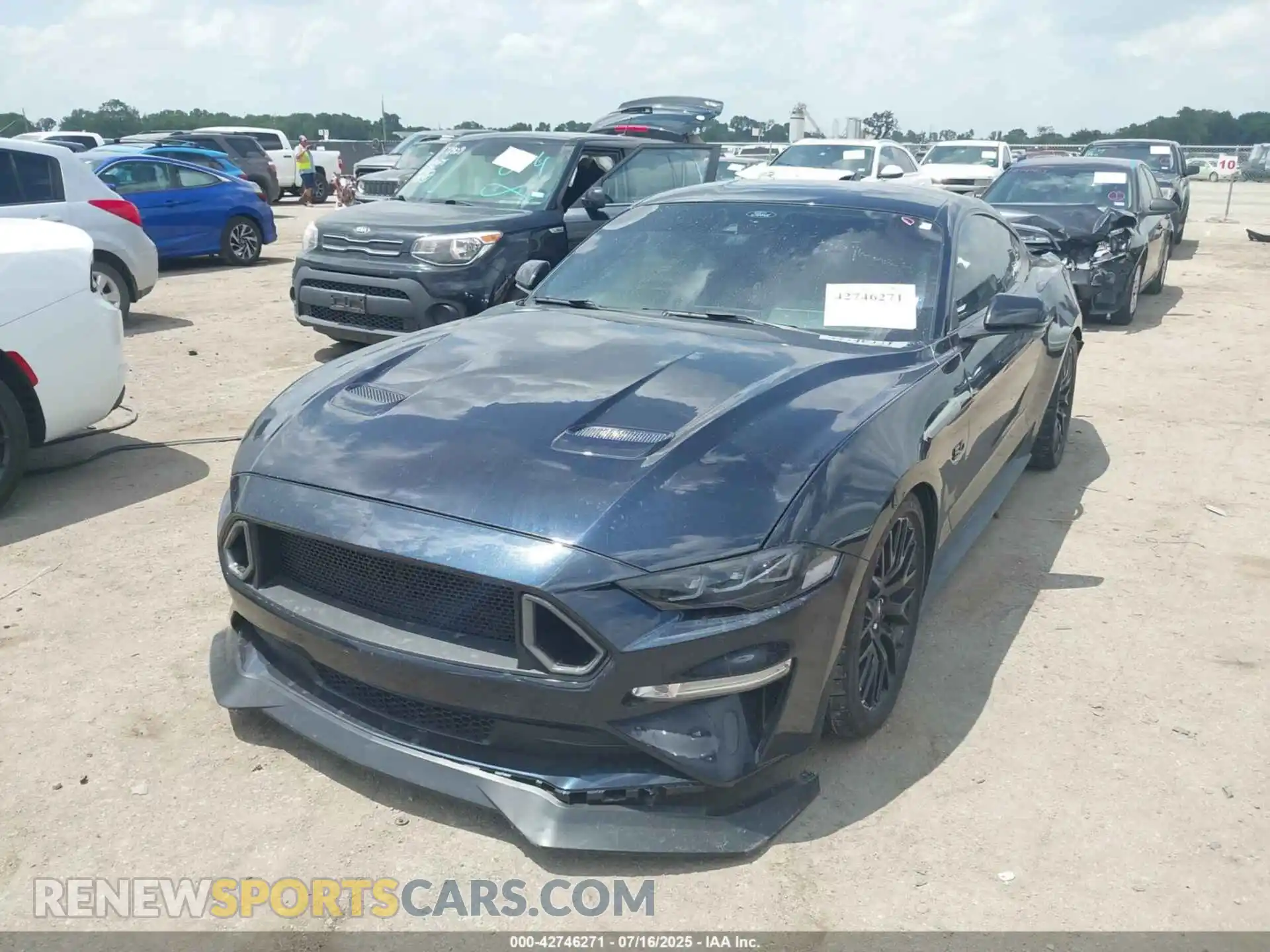 2 Photograph of a damaged car 1FA6P8CF3M5121947 FORD MUSTANG 2021