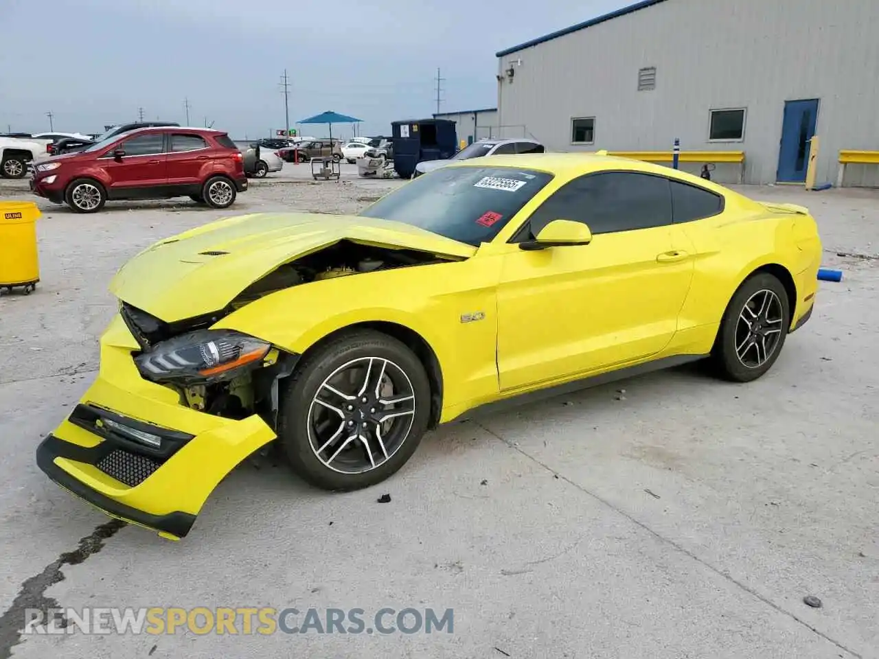 1 Photograph of a damaged car 1FA6P8CF3M5123455 FORD MUSTANG 2021