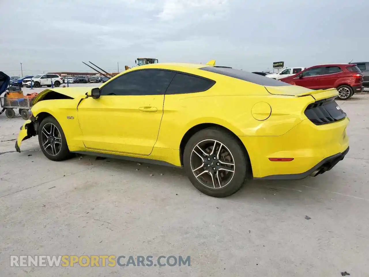 2 Photograph of a damaged car 1FA6P8CF3M5123455 FORD MUSTANG 2021