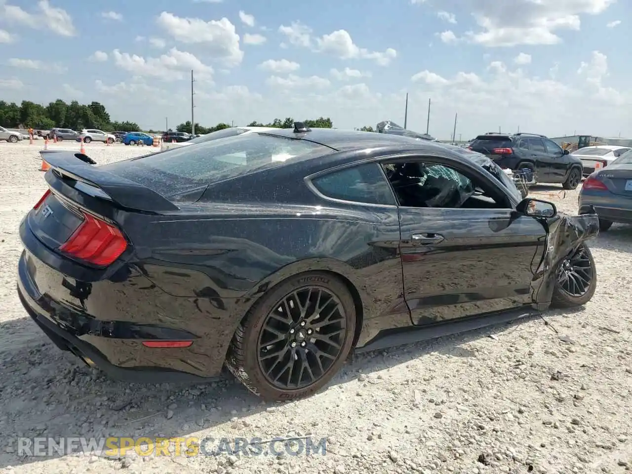 3 Photograph of a damaged car 1FA6P8CF4M5106065 FORD MUSTANG 2021