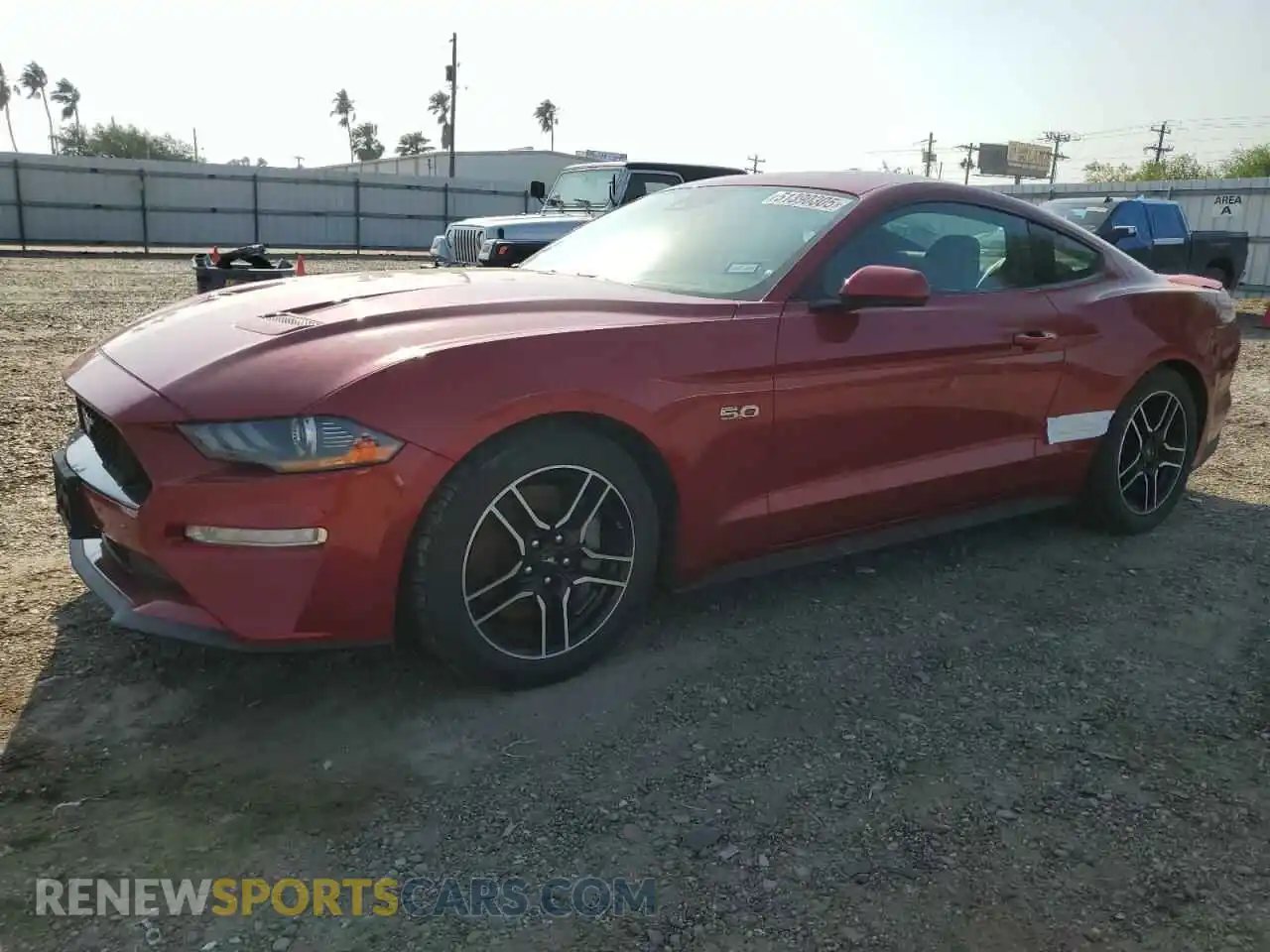 1 Photograph of a damaged car 1FA6P8CF4M5113873 FORD MUSTANG 2021