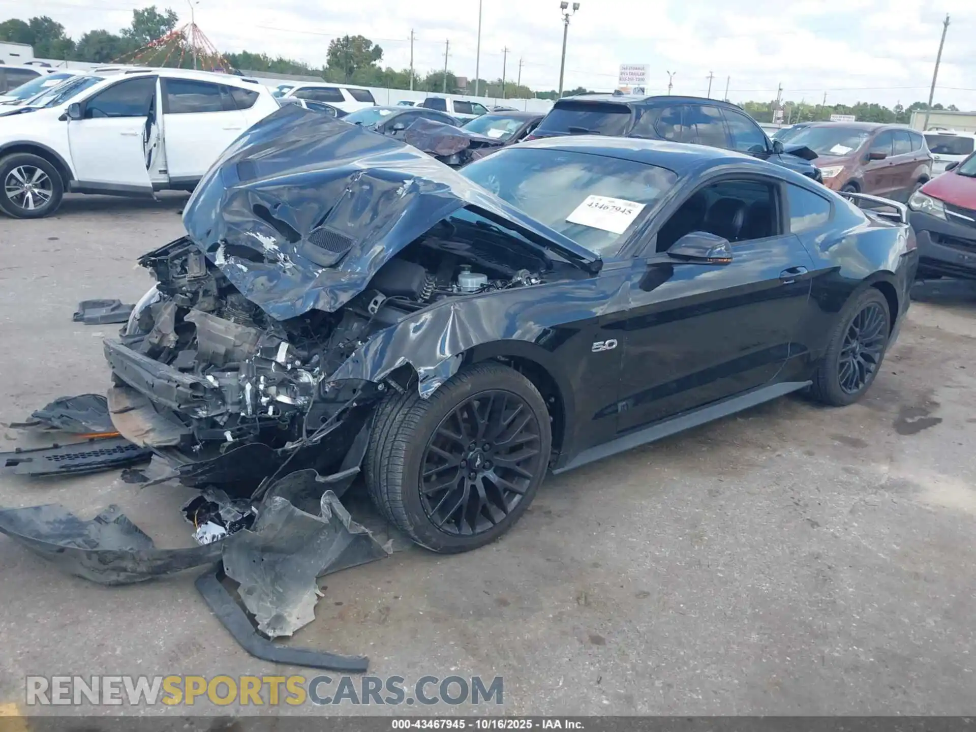 2 Photograph of a damaged car 1FA6P8CF4M5120323 FORD MUSTANG 2021
