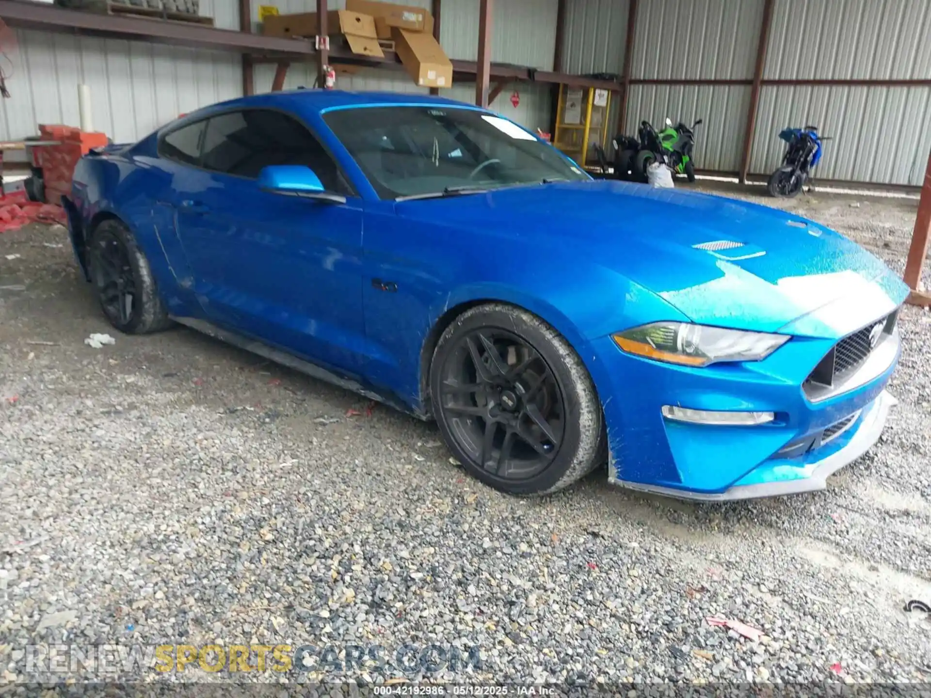 1 Photograph of a damaged car 1FA6P8CF4M5125666 FORD MUSTANG 2021