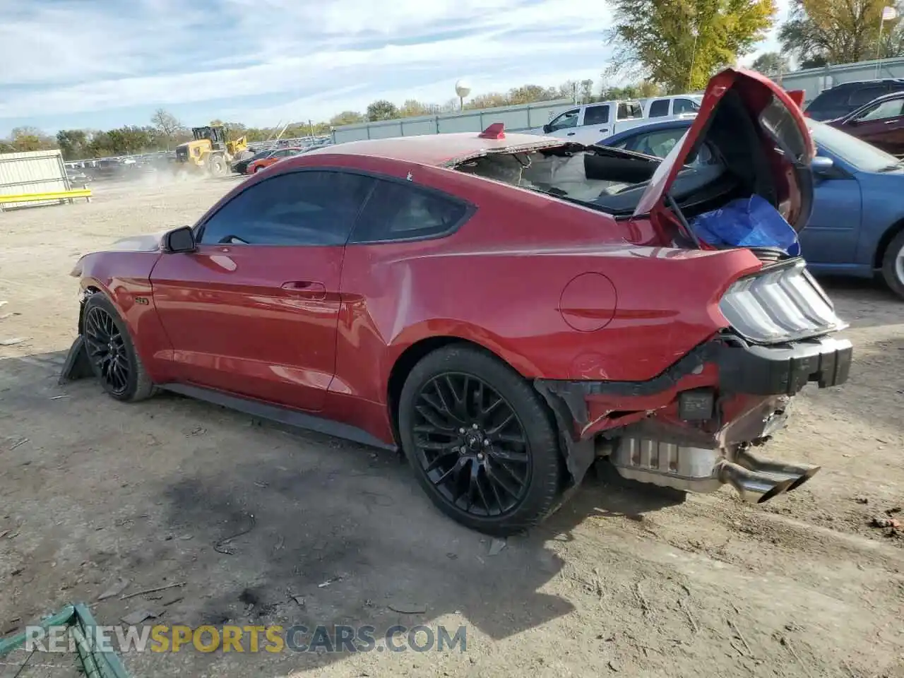 2 Photograph of a damaged car 1FA6P8CF4M5135243 FORD MUSTANG 2021