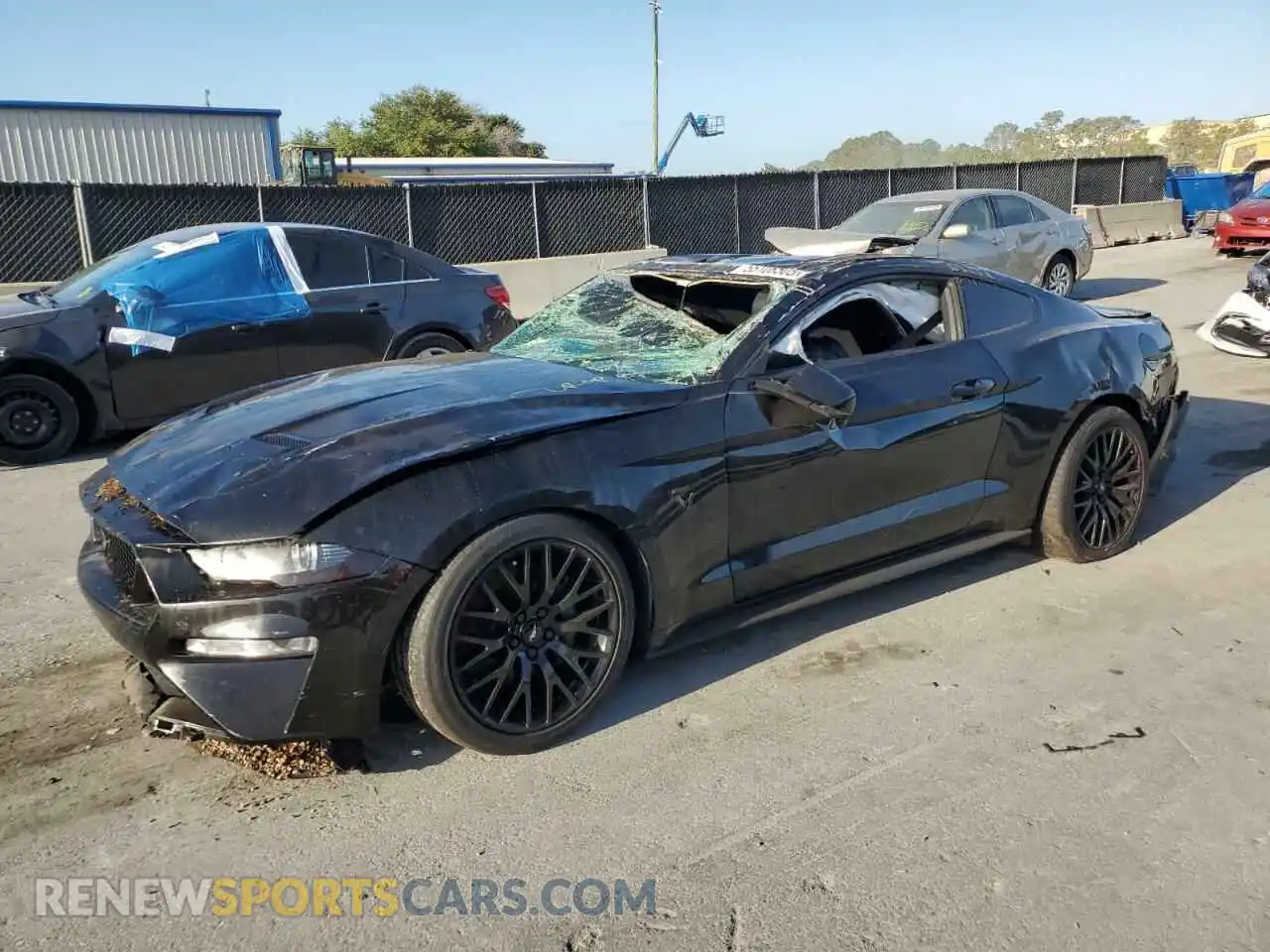 1 Photograph of a damaged car 1FA6P8CF4M5140085 FORD MUSTANG 2021