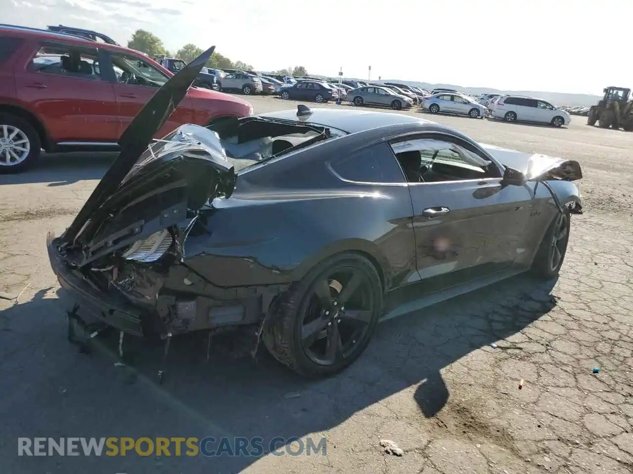 3 Фотография поврежденного автомобиля 1FA6P8CF4M5140149 FORD MUSTANG 2021