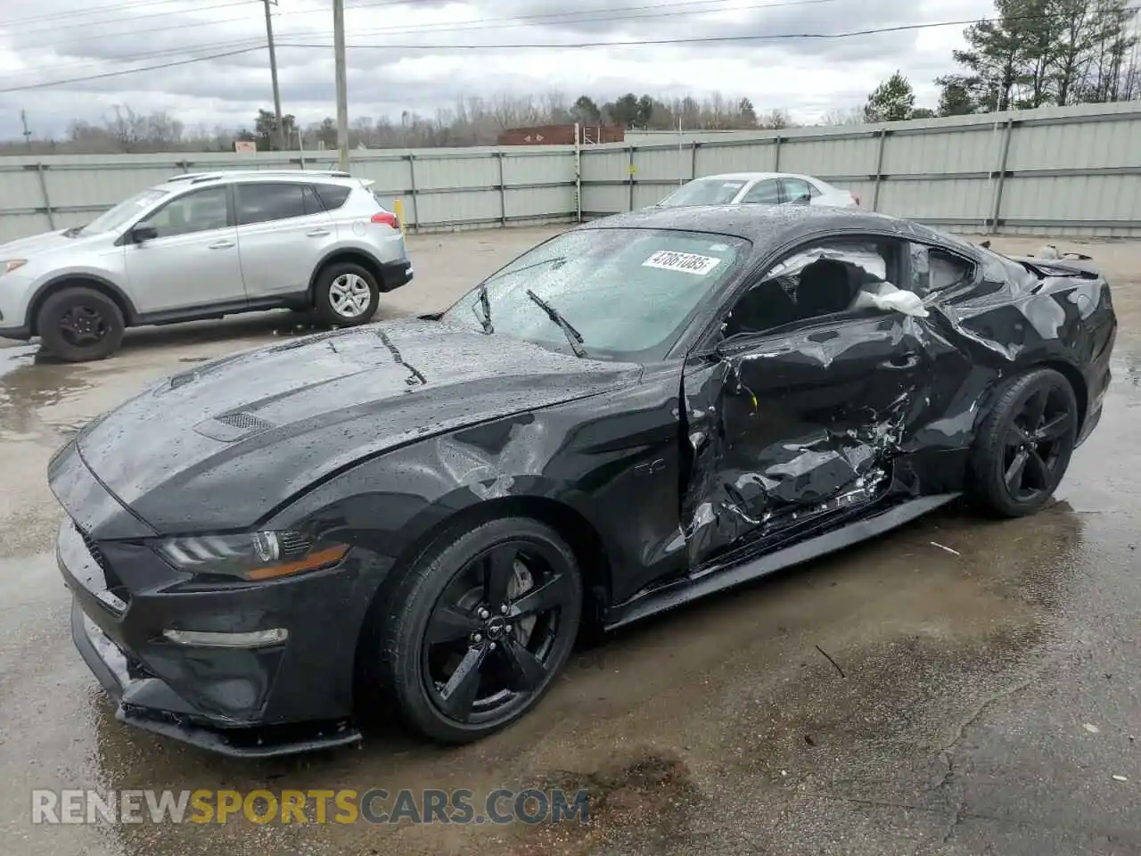 1 Photograph of a damaged car 1FA6P8CF4M5143990 FORD MUSTANG 2021