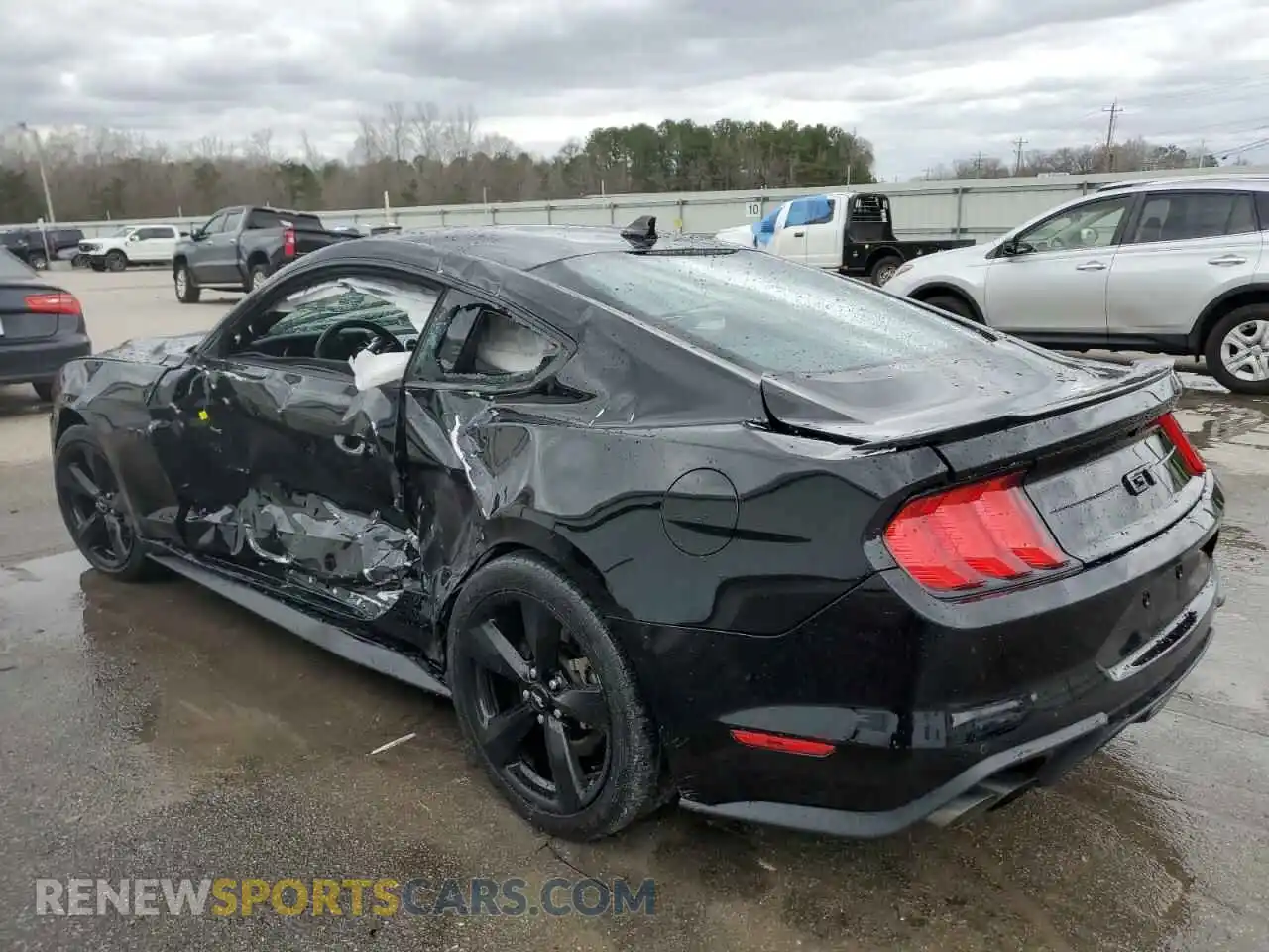 2 Photograph of a damaged car 1FA6P8CF4M5143990 FORD MUSTANG 2021