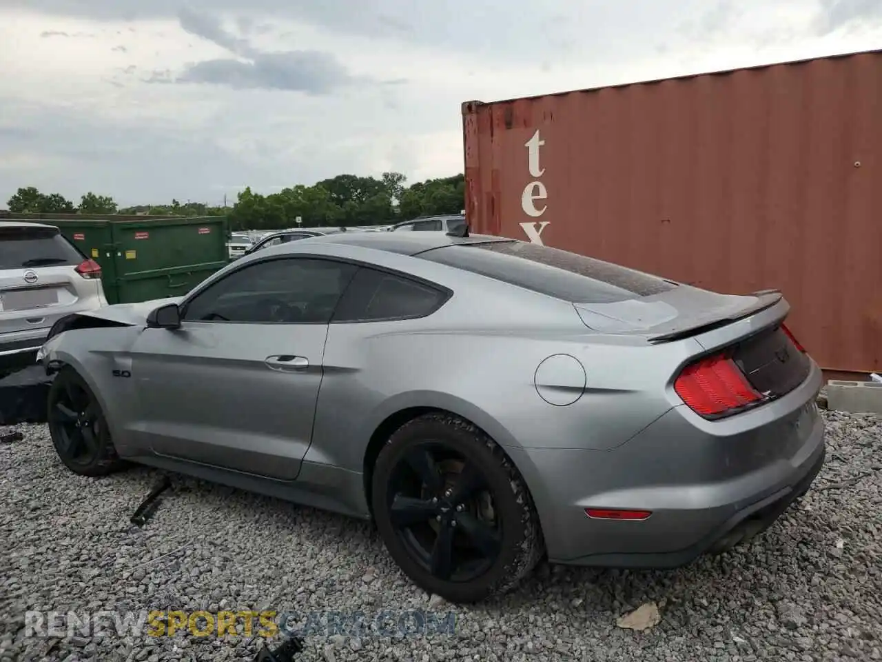 2 Photograph of a damaged car 1FA6P8CF4M5147117 FORD MUSTANG 2021