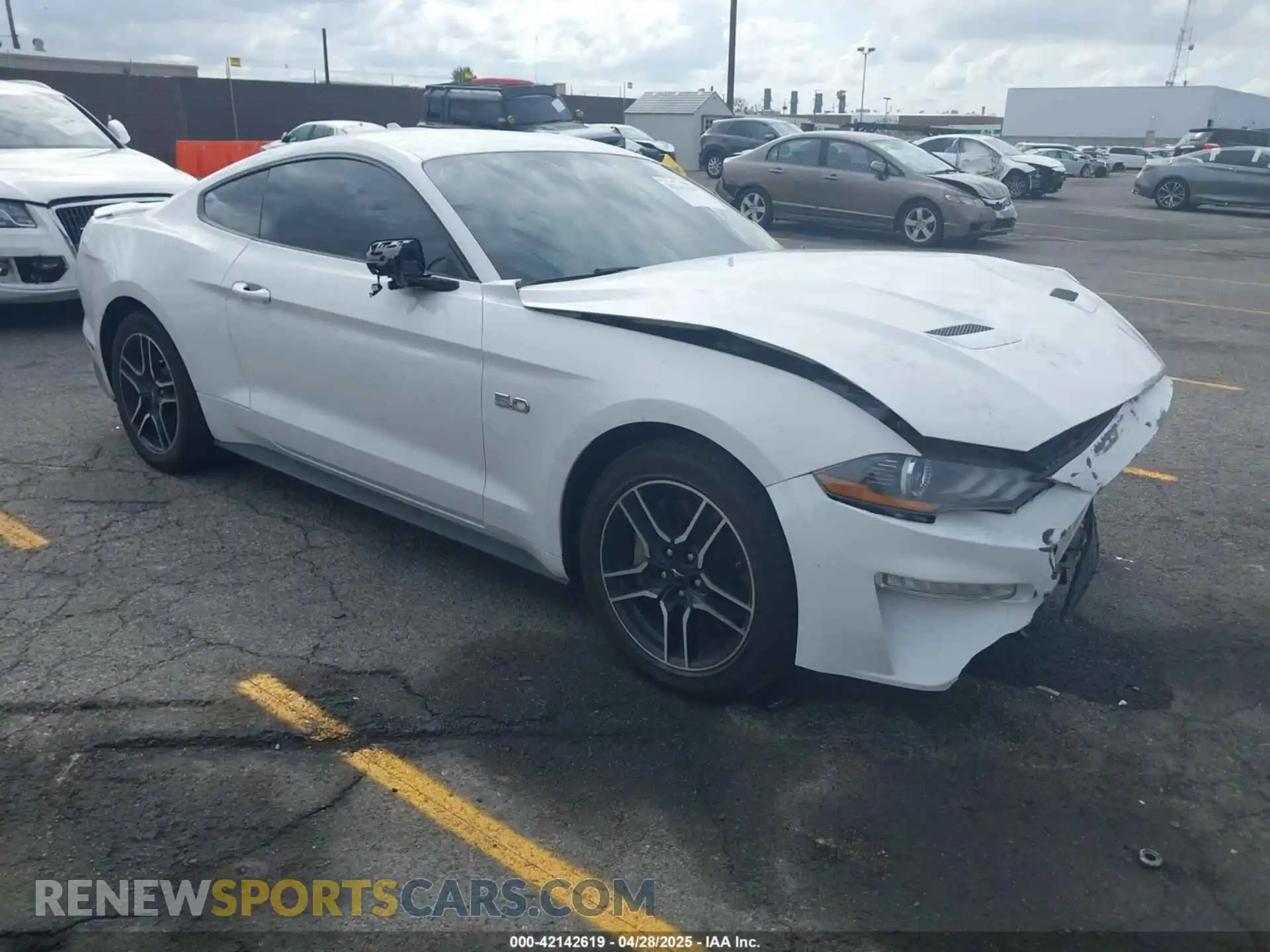 1 Photograph of a damaged car 1FA6P8CF5M5115597 FORD MUSTANG 2021