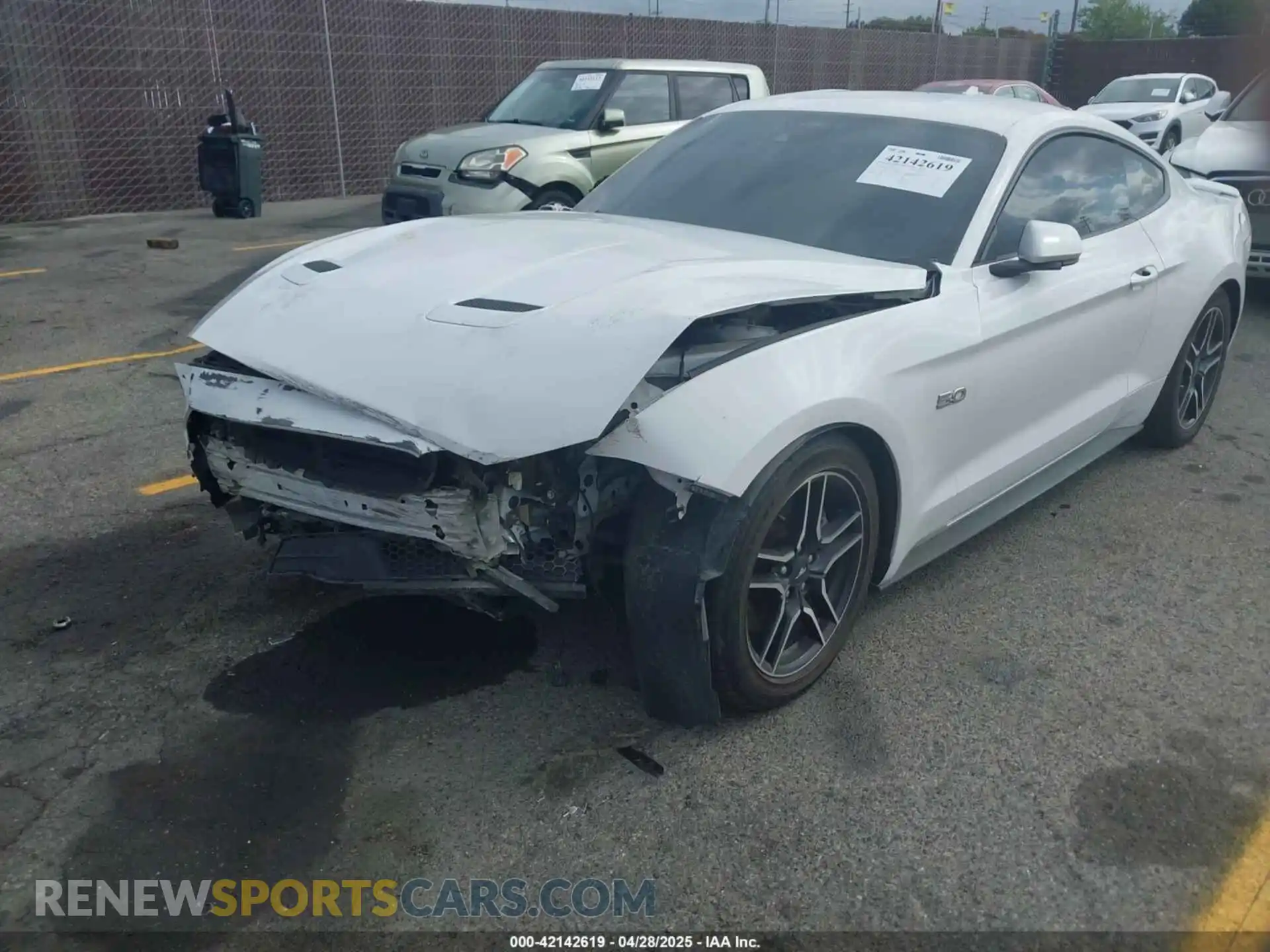 2 Photograph of a damaged car 1FA6P8CF5M5115597 FORD MUSTANG 2021
