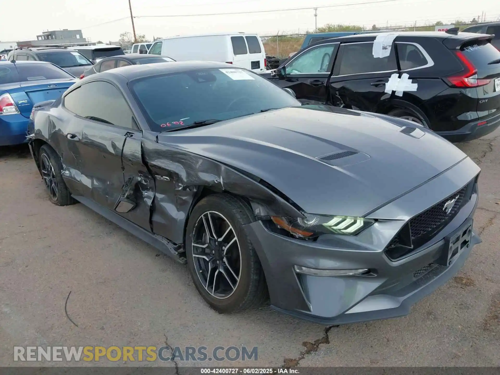 1 Photograph of a damaged car 1FA6P8CF5M5118712 FORD MUSTANG 2021
