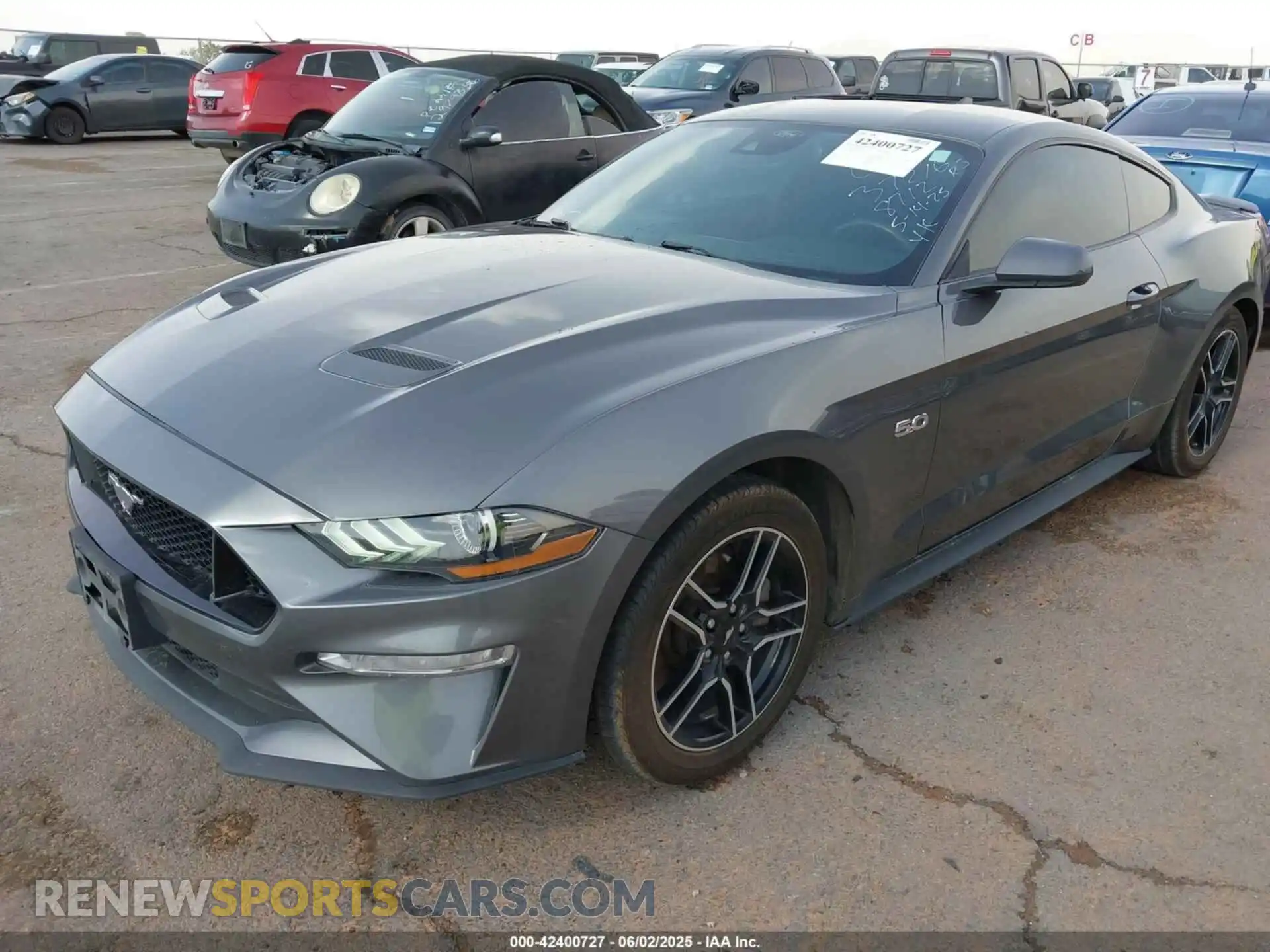 2 Photograph of a damaged car 1FA6P8CF5M5118712 FORD MUSTANG 2021