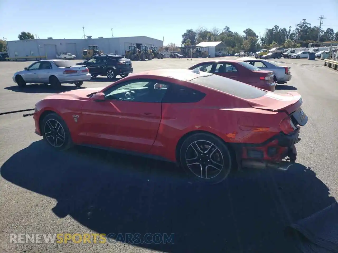 2 Photograph of a damaged car 1FA6P8CF5M5147353 FORD MUSTANG 2021
