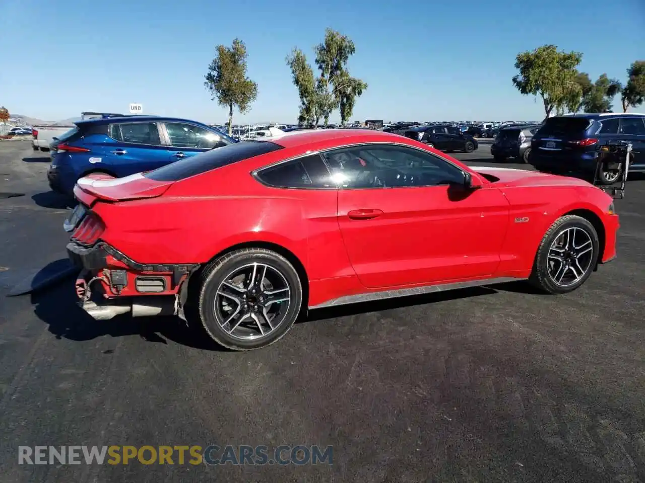 3 Photograph of a damaged car 1FA6P8CF5M5147353 FORD MUSTANG 2021