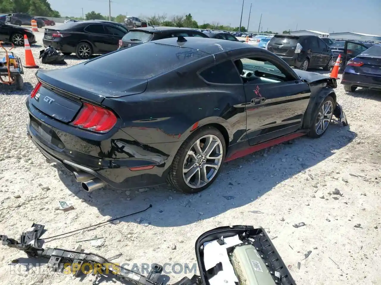 3 Photograph of a damaged car 1FA6P8CF5M5148745 FORD MUSTANG 2021