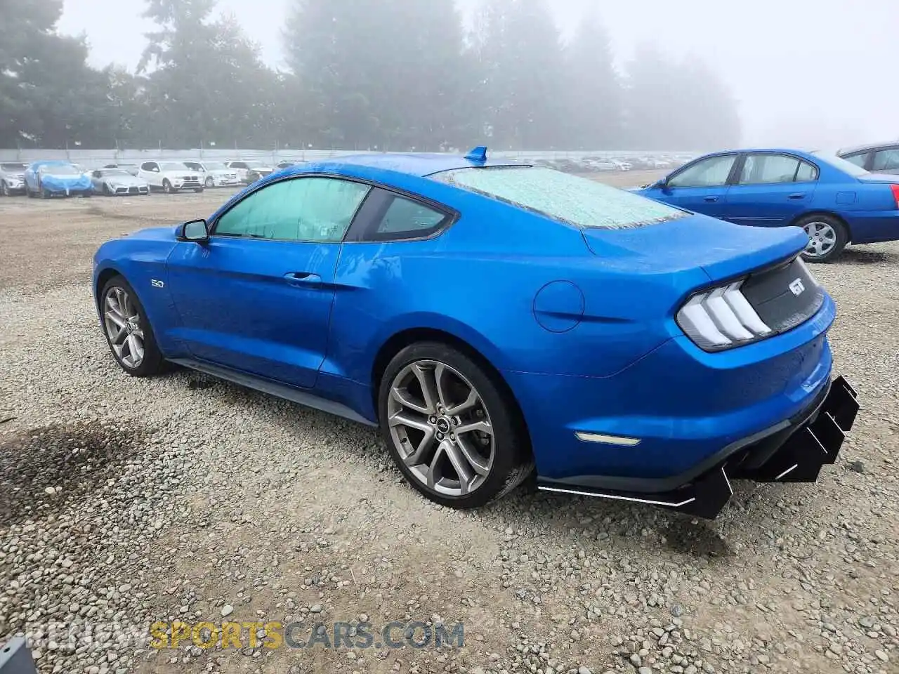 2 Фотография поврежденного автомобиля 1FA6P8CF5M5156179 FORD MUSTANG 2021