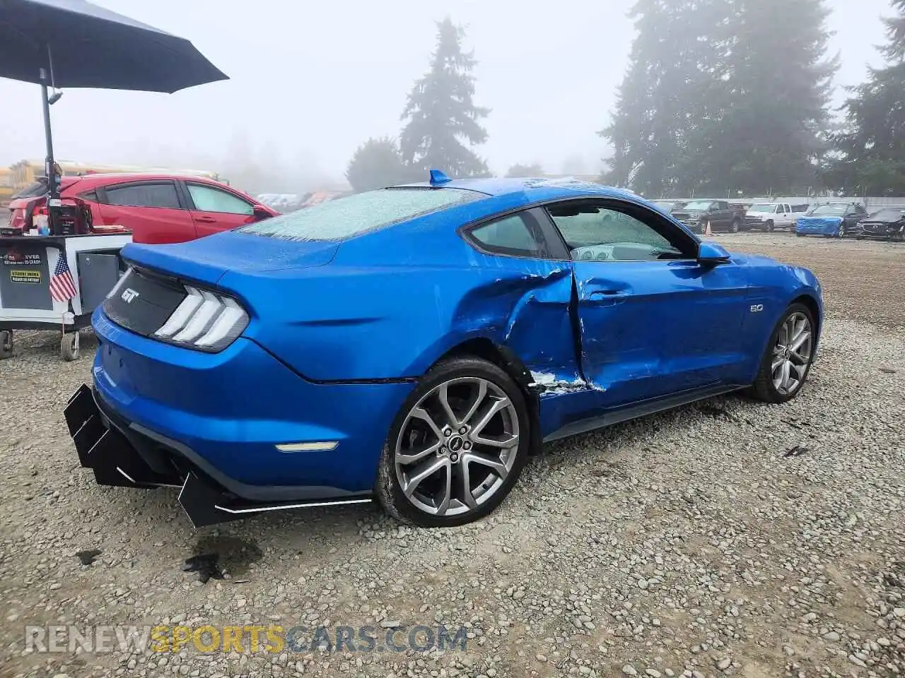 3 Фотография поврежденного автомобиля 1FA6P8CF5M5156179 FORD MUSTANG 2021