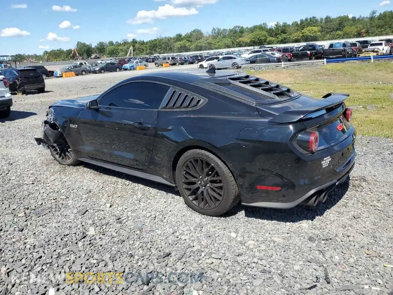 2 Photograph of a damaged car 1FA6P8CF6M5104138 FORD MUSTANG 2021