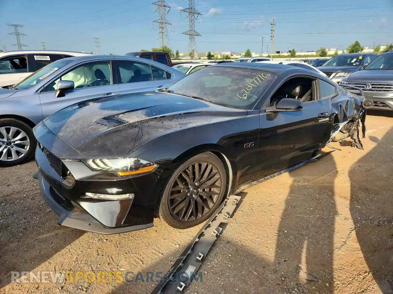 1 Photograph of a damaged car 1FA6P8CF6M5114541 FORD MUSTANG 2021