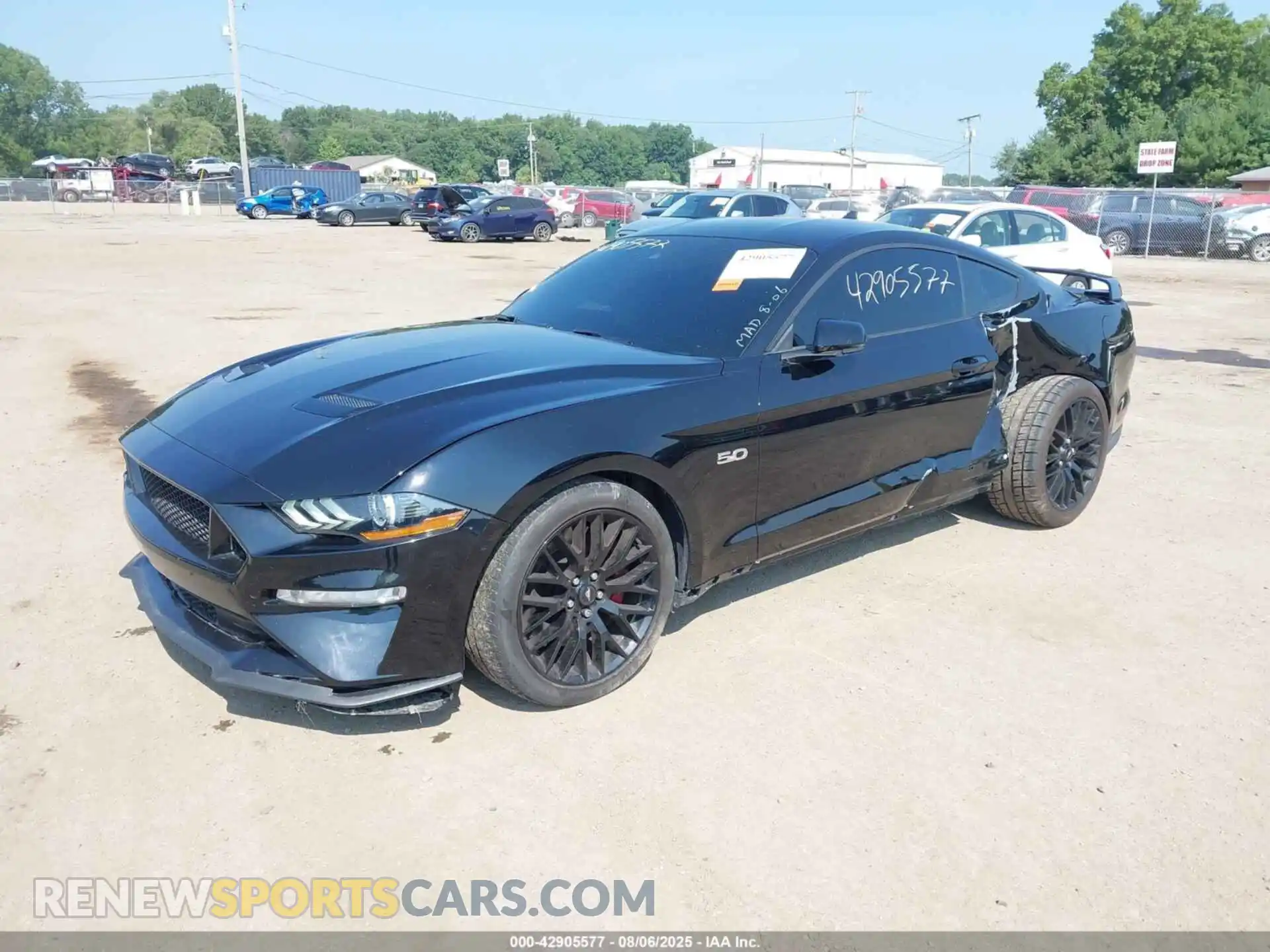 2 Photograph of a damaged car 1FA6P8CF6M5125832 FORD MUSTANG 2021