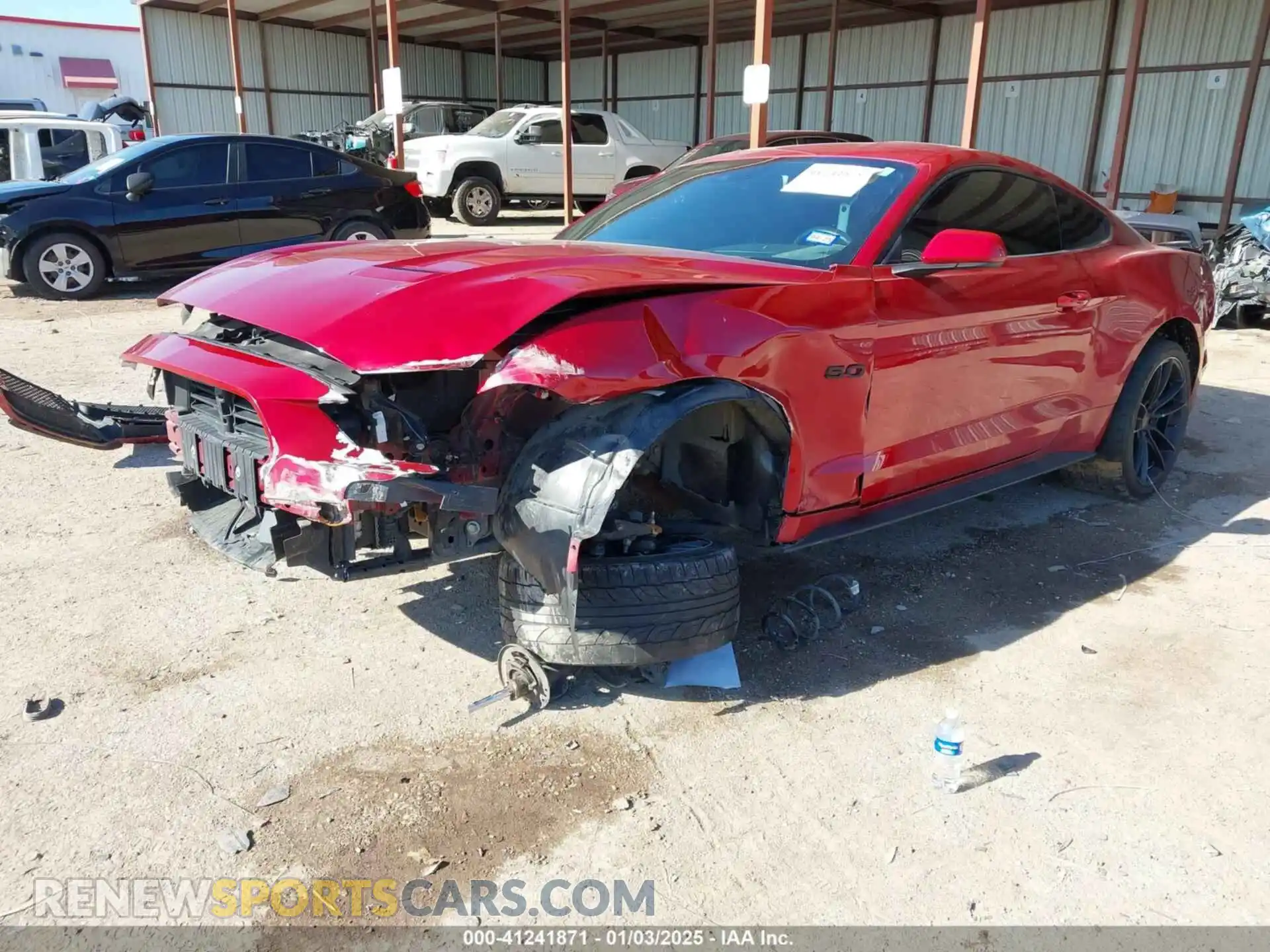 2 Photograph of a damaged car 1FA6P8CF6M5140346 FORD MUSTANG 2021