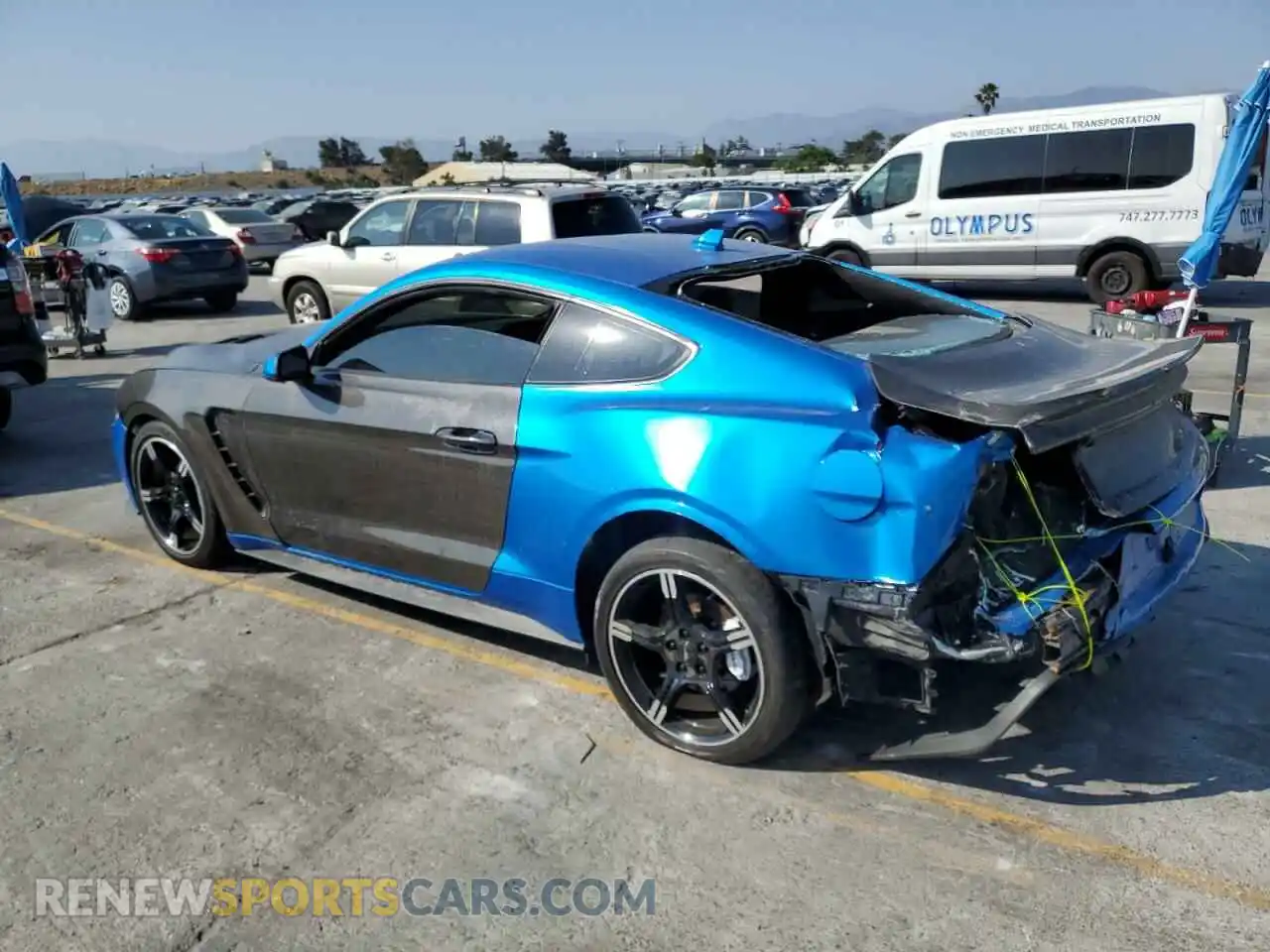 2 Photograph of a damaged car 1FA6P8CF6M5156028 FORD MUSTANG 2021