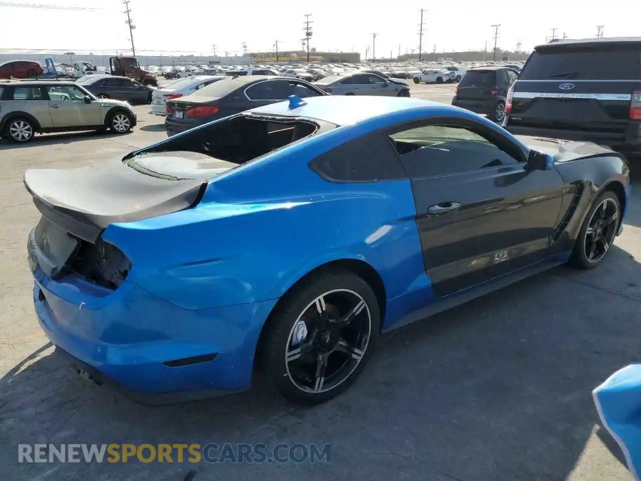 3 Photograph of a damaged car 1FA6P8CF6M5156028 FORD MUSTANG 2021