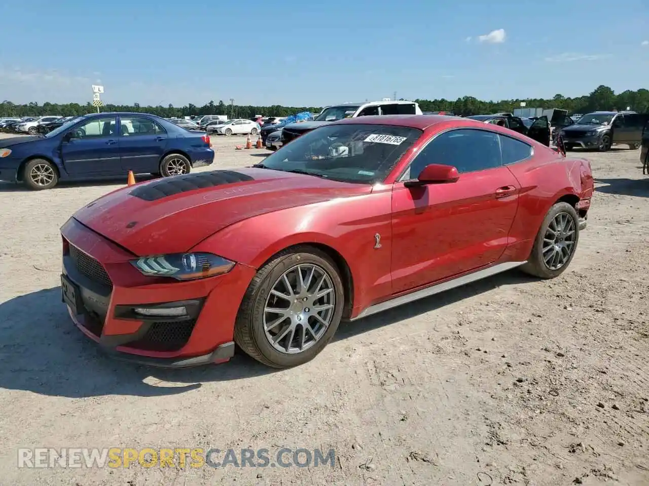 1 Photograph of a damaged car 1FA6P8CF7M5110045 FORD MUSTANG 2021