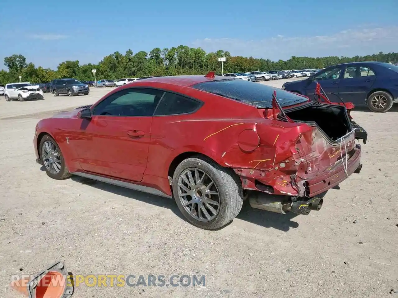 2 Photograph of a damaged car 1FA6P8CF7M5110045 FORD MUSTANG 2021