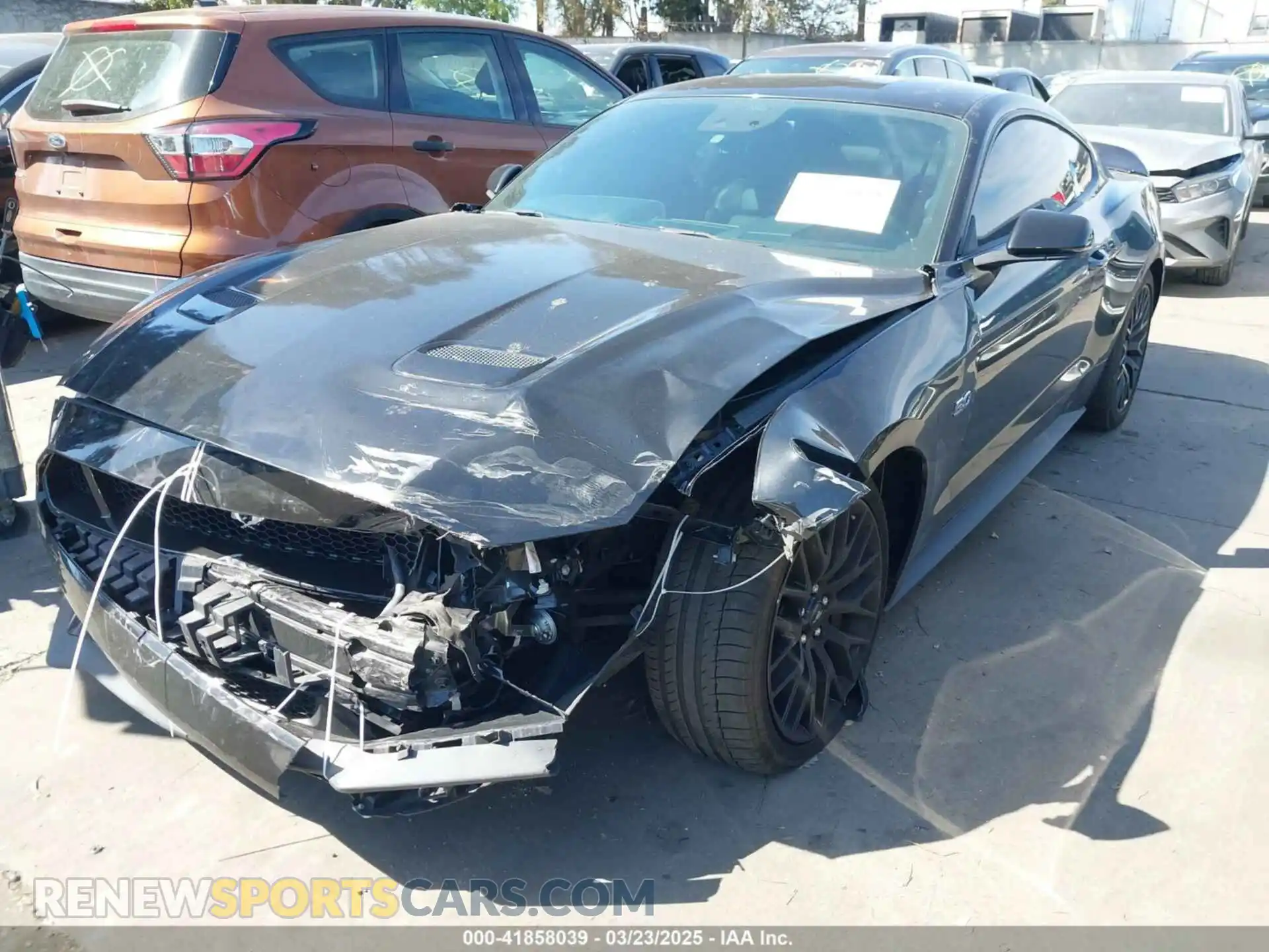 2 Photograph of a damaged car 1FA6P8CF7M5114273 FORD MUSTANG 2021